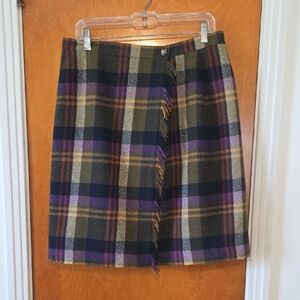 Chaus Plaid Skirt